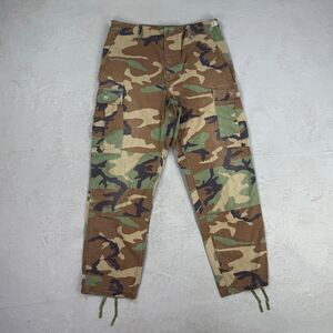 Vintage 1997 U.S. Military Woodland Camo Cargo Pants Fit 34 x 31